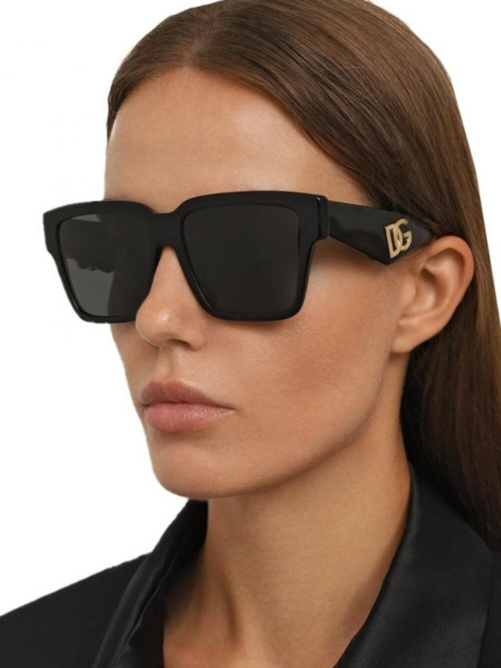 NEW DOLCE&GABBANA SQUARE BLACK WOMEN EYEWEAR DG4436 501/87 SUNGLASSES DG4436